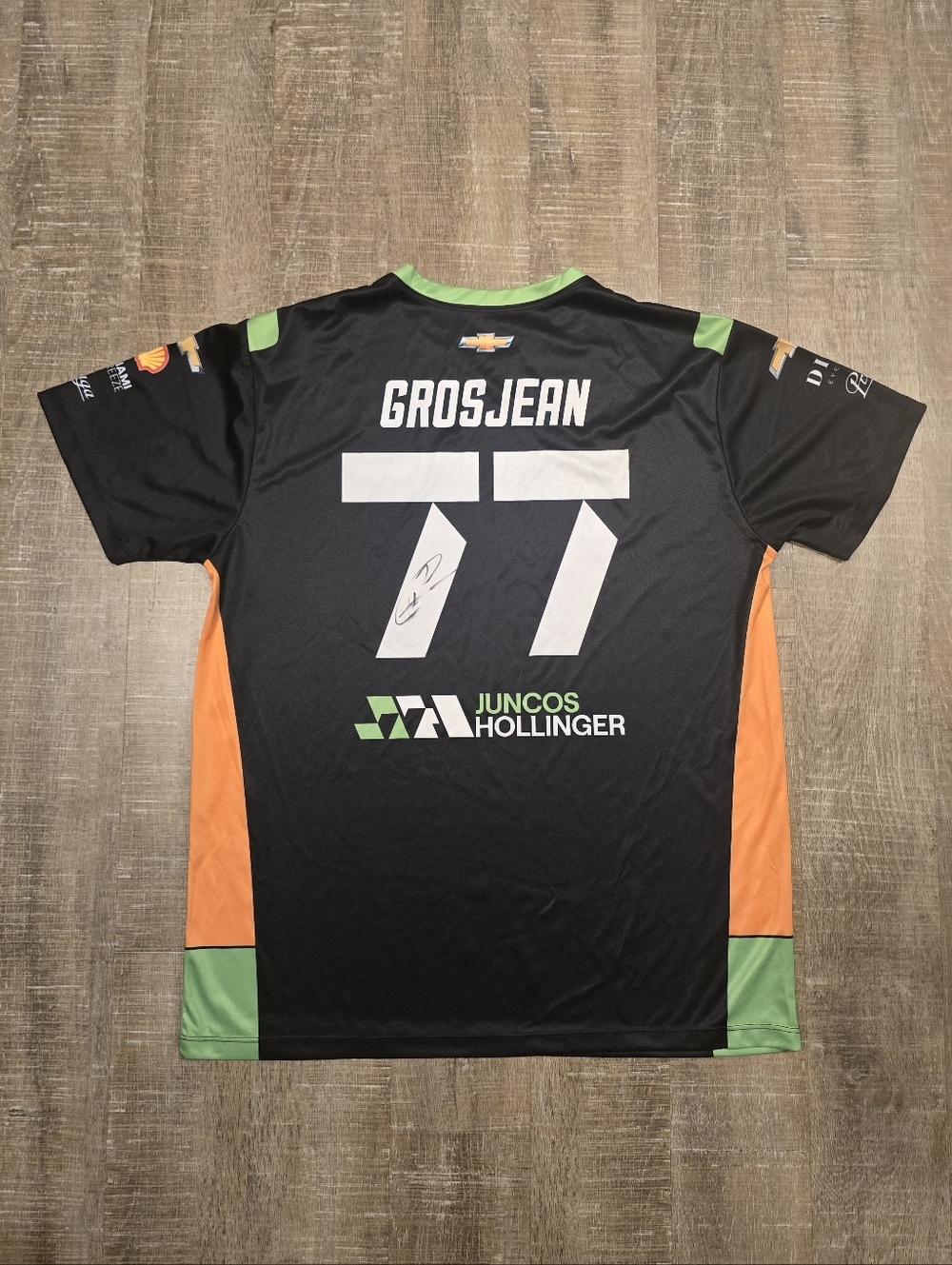 NWT, IndyCar, Romain Grosjean, Signed 2024 Jersey, Juncos Hollinger, F1, Sz M